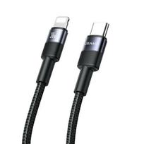 USAMS USB-C to Lightning cable 30W 1.2m black SJ729USBSG01 (US-SJ729) (tube)