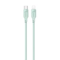 USAMS cable USB-C to Lightning 20W 1.2m PD Fast Charging Lithe Series green SJ566USB04 (US-SJ566)