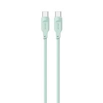 USAMS cable USB-C to USB-C 100W 1.2m Port Display Fast Charging Lithe Series green SJ567USB04