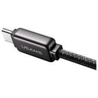 USAMS USB-C to USB-C Cable 100W 1.2m Zinc Alloy Fast Charging Data Cable Meteor Series SJ744USB0