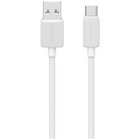 Cable USAMS KY Series US-SJ693 3A USB-C to USB-A 2m white
