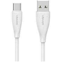 Cable USAMS Green Series SJ714 18W 3A USB-A to USB-C 1m white