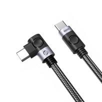 Orico C2CWT USB-C to USB-C PD Angled Cable 100W 20Gbps 4K 60Hz 2m - Black