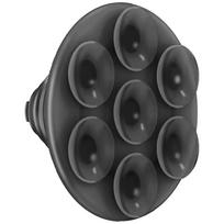 PopSockets PopTop Translucent Suck-Up phone grip        and stand black