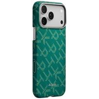 Case PITAKA Ultra-Slim Monogram MagSafe for iPhone 17 Pro gold green