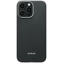 Case PITAKA Ultra-Slim PitaTap MagSafe for iPhone 16 Pro czarno szary