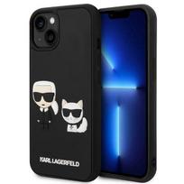 Karl Lagerfeld KLHCP14M3DRKCK iPhone 14 Plus / 15 Plus 6,7" black hardcase Karl&Choupette Ikonik 3D