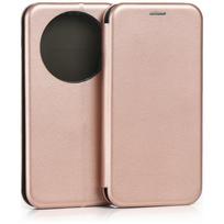 Beline Book Magnetic Case for Honor Magic 8 Lite, Rose Gold