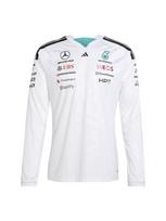 ADIDAS SPORTSWEAR Sportiniai marškinėliai 'MERCEDES - AMG PETRONAS FORMULA 1 TEAM DRIVER JERSEY' šviesiai raudona / juoda / balta