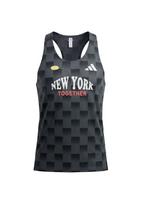 ADIDAS PERFORMANCE Sportiniai marškinėliai 'Adizero Essentials' pilka / granatų spalva / juoda / balta