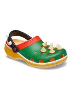 Crocs Klumpės 'Bowser IAM' kupranugario / žalia / raudona
