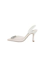 STEVE MADDEN Vakariniai bateliai 'Bellina' dramblio kaulo / sidabrinė