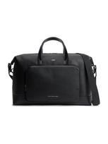 TOMMY HILFIGER „Weekender“ krepšys 'Caviar Grain Metal Logo Duffle' juoda