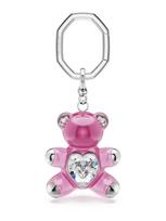 Swarovski Raktų laikiklis 'Teddy' rožinė / sidabrinė / skaidri spalva