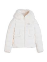 Tommy Jeans Žieminė striukė balta
