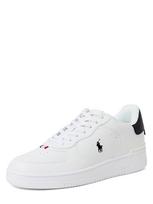Polo Ralph Lauren Sportbačiai be auliuko 'Masters Court' juoda / balta