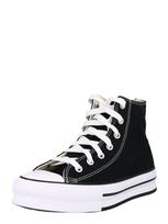 CONVERSE Sportbačiai be auliuko 'CHUCK TAYLOR ALL STAR EVA LIFT CANVAS PLATFORM' juoda / balta