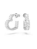 Swarovski Auskarai 'Matrix' sidabrinė / skaidri spalva