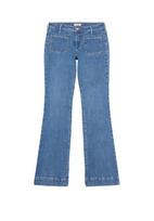 WRANGLER Džinsai 'FLARE' tamsiai (džinso) mėlyna