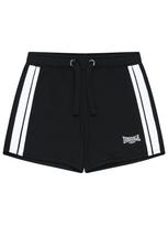 LONSDALE Sportinės kelnės 'Carloway' juoda / balta