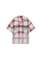 Ed Hardy Marškiniai raudona / juoda / balta
