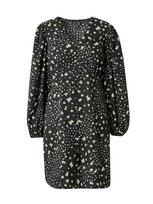 VERO MODA Palaidinės tipo suknelė 'VMALEA' šafrano spalva / žalia / juoda / balta
