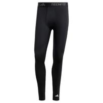 ADIDAS PERFORMANCE Sportinės kelnės 'TECHFIT Compression Training Long' juoda / balta