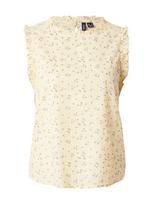 VERO MODA Palaidinė 'VMTRINE' citrinos spalva / žalia / balta