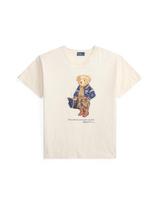 Polo Ralph Lauren Marškinėliai tamsiai mėlyna / šokolado spalva / kapučino spalva / vilnos balta