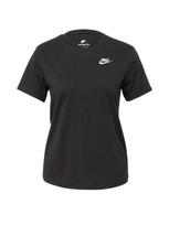 Nike Sportswear Marškinėliai 'Club Essential' juoda / balta