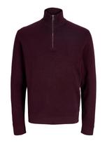 JACK & JONES Megztinis 'JPRBlamilano' tamsiai ruda