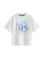 Baker by Ted Baker Marškinėliai gencijono spalva / pastelinė mėlyna / ryškiai rožinė spalva / balta