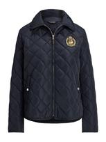 Lauren Ralph Lauren Demisezoninė striukė tamsiai mėlyna / auksas / kraujo spalva / balta