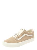 VANS Sportbačiai be auliuko 'OLD SKOOL' smėlio spalva / balta