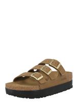 BIRKENSTOCK Šlepetės 'Florida III' brokato spalva