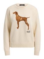 Lauren Ralph Lauren Petite Megztinis gelsvai pilka spalva / ruda / šviesiai ruda