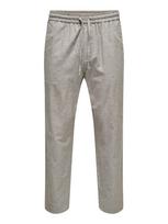 Only & Sons Kelnės 'Linus Crop 0007' pilka