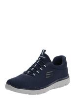 SKECHERS Batai be raištelių 'Summits' tamsiai mėlyna / balta