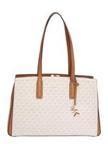 MICHAEL Michael Kors Rankinė ant peties ruda / pilka / vilnos balta