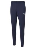 PUMA Sportinės kelnės 'Team Rise' tamsiai mėlyna / balta