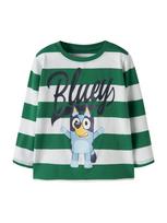 NAME IT Marškinėliai 'NMMJustin Bluey' nakties mėlyna / šviesiai mėlyna / žalia / balta