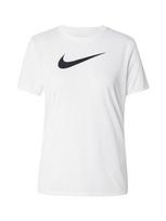 NIKE Sportiniai marškinėliai juoda / balta