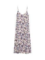 VERO MODA Vasarinė suknelė 'VMCHERIE' mėlyna / ruda / rožių spalva / balkšva