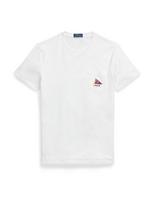 Polo Ralph Lauren Marškinėliai tamsiai mėlyna / tamsiai geltona / raudona / balta