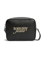 Tommy Jeans Rankinė su ilgu dirželiu 'MUST' glaisto spalva / juoda