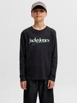 Jack & Jones Junior Marškinėliai 'JJTom' geltona / žalia / juoda / balta
