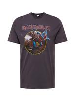 AMPLIFIED Marškinėliai 'Iron Maiden Trooper' geltona / tamsiai pilka / rubinų raudona / balta