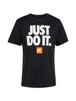 Nike Sportswear Marškinėliai oranžinė / juoda / balta