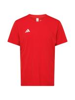 ADIDAS PERFORMANCE Sportiniai marškinėliai 'Adizero Essentials' raudona / balta