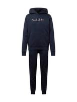 TOMMY HILFIGER Treningas tamsiai mėlyna jūros spalva / raudona / balta